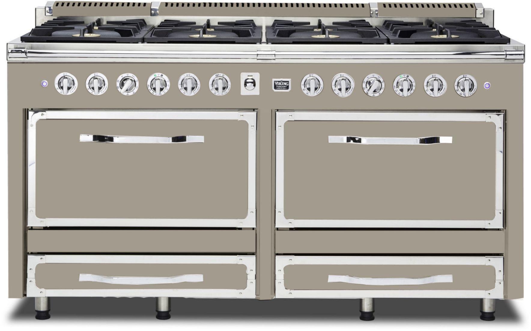 Viking TVDR6618BNA 66 Inch Freestanding Gas Range with 8 Sealed Burne...