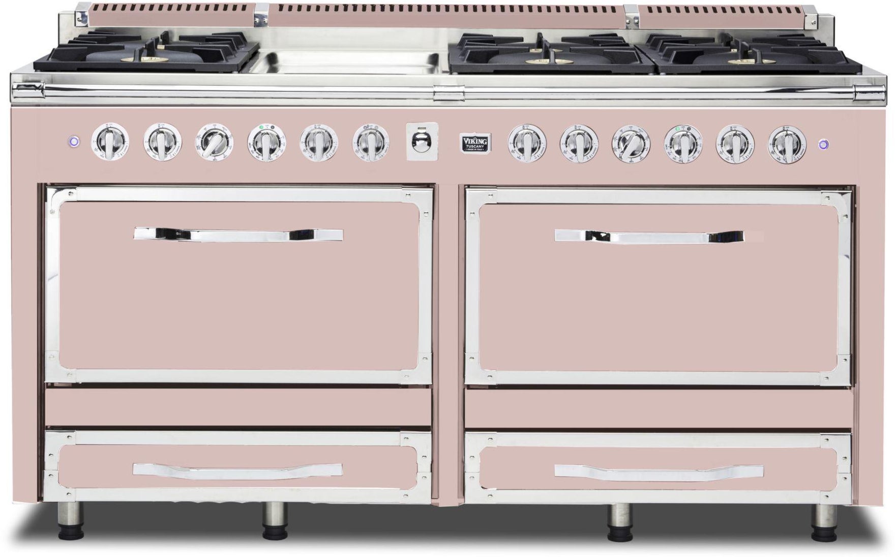 Viking TVDR6616GBH 66 Inch Freestanding Gas Range with 6 Sealed Burne...