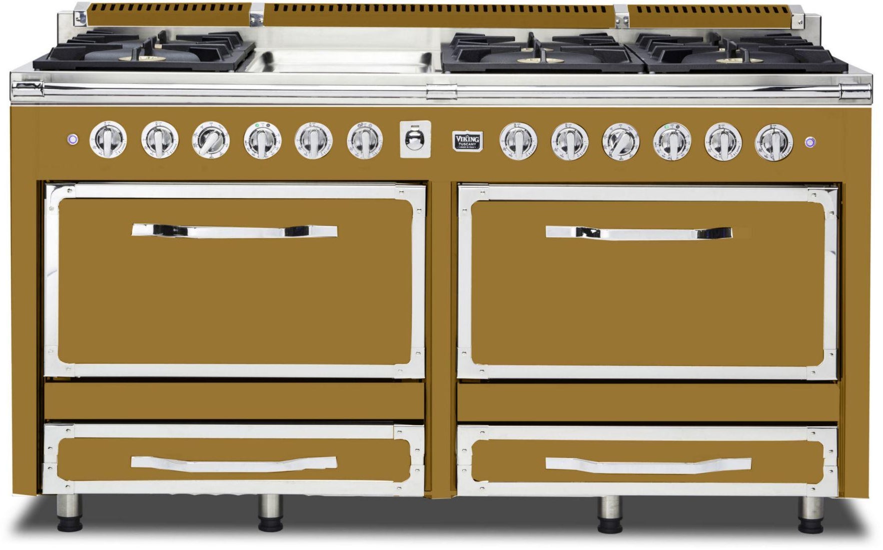 Viking TVDR6616GGH 66 Inch Freestanding Gas Range with 6 Sealed Burne...