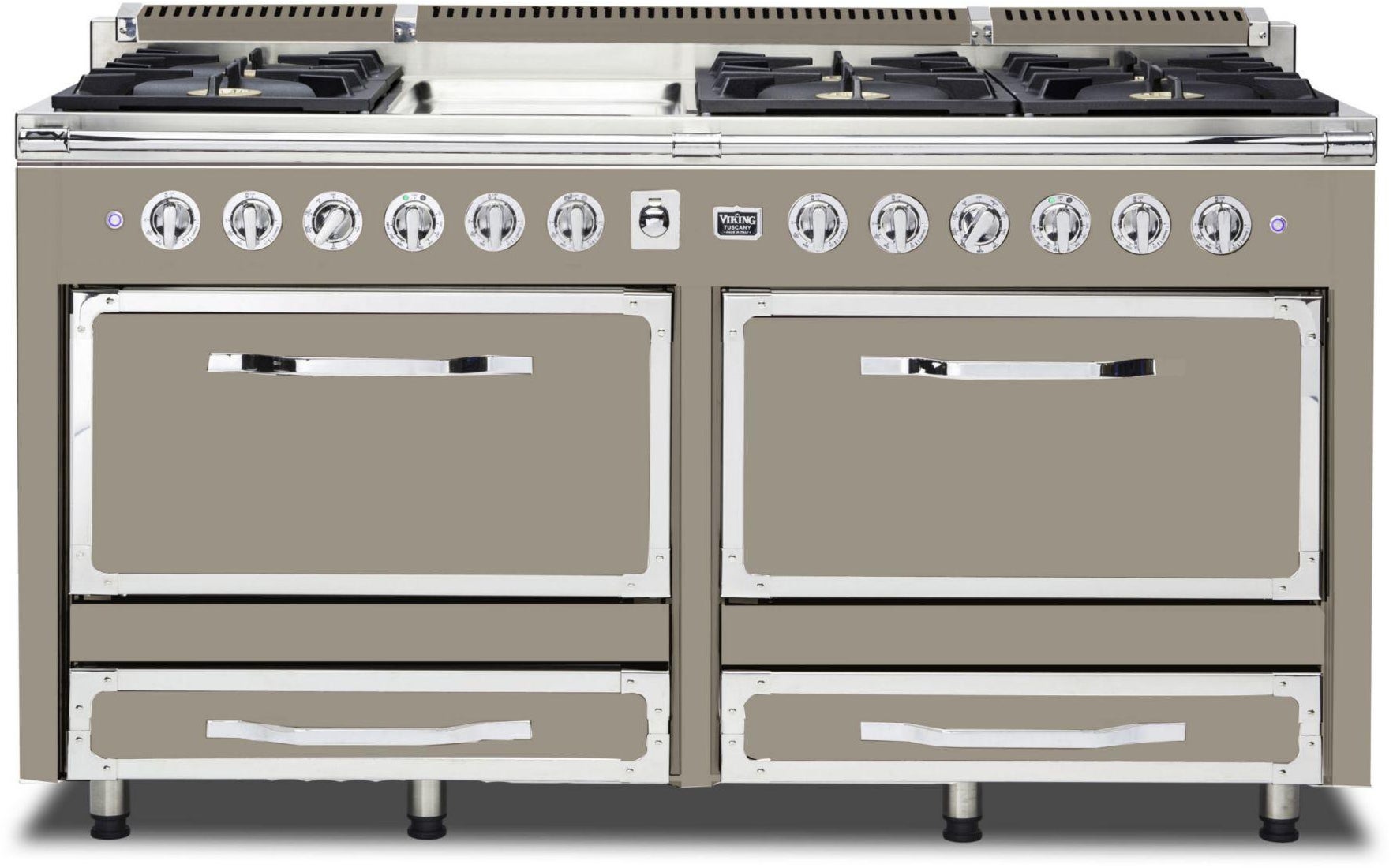 Viking TVDR6616GNA 66 Inch Freestanding Gas Range with 6 Sealed Burne...