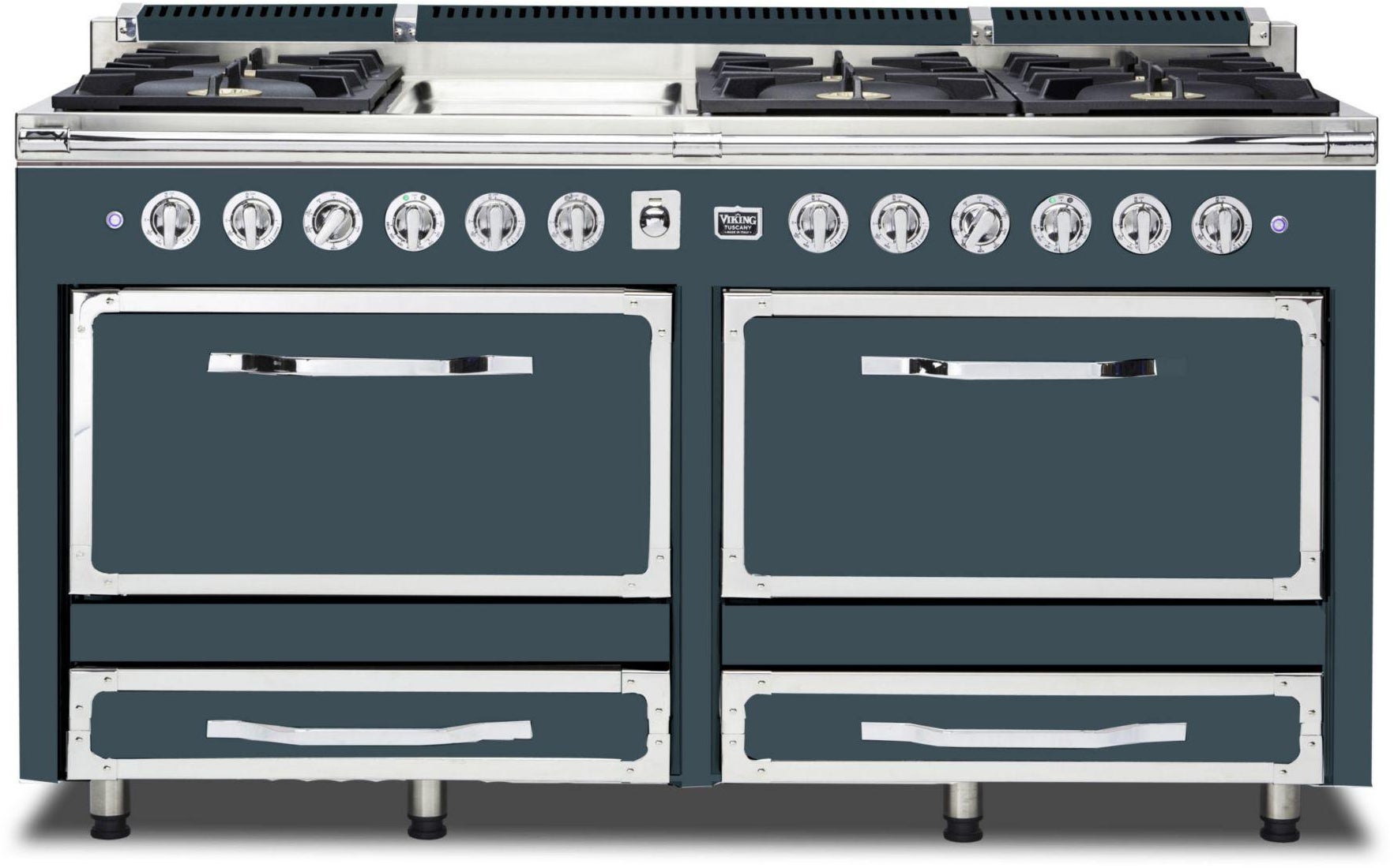 Viking TVDR6616GSQ 66 Inch Freestanding Gas Range with 6 Sealed Burne...