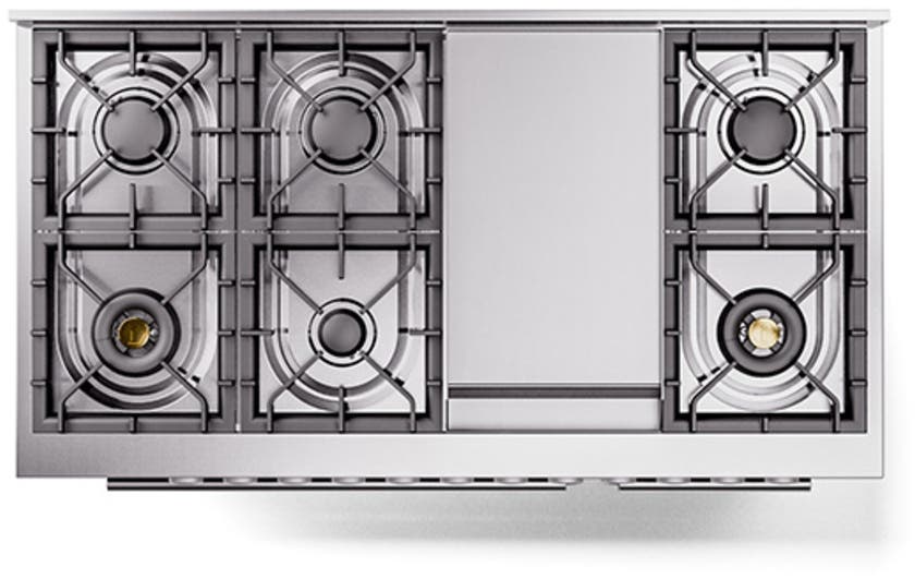 Ilve UP48FQMPBK Glossy Black With Satin Trim