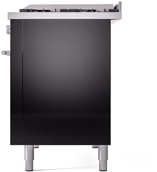 Ilve UP48FQMPBK Professional Plus 48 Inch Dual Fuel Range with 8 S...