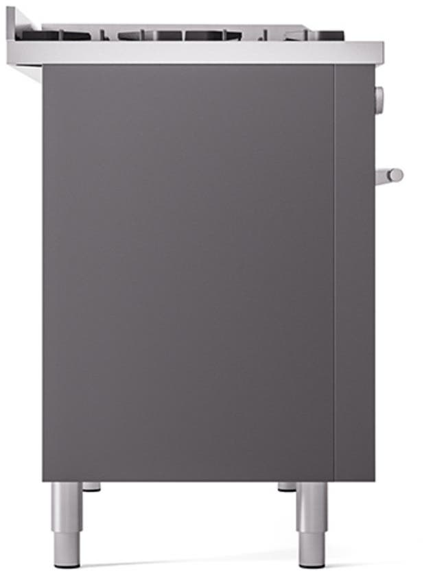 Ilve UP48FQMPMGLP Graphite Matte With Satin Trim, Lp