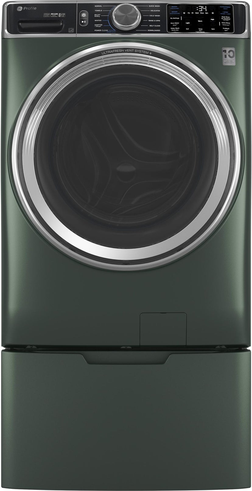 GE PFW955SPWGN 29 Inch Smart Front Load Washer With 5.50 Cu Ft Capacity