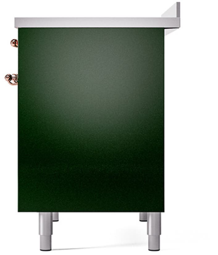 Ilve UNDI406QNMPBUP Emerald Green With Copper Knobs