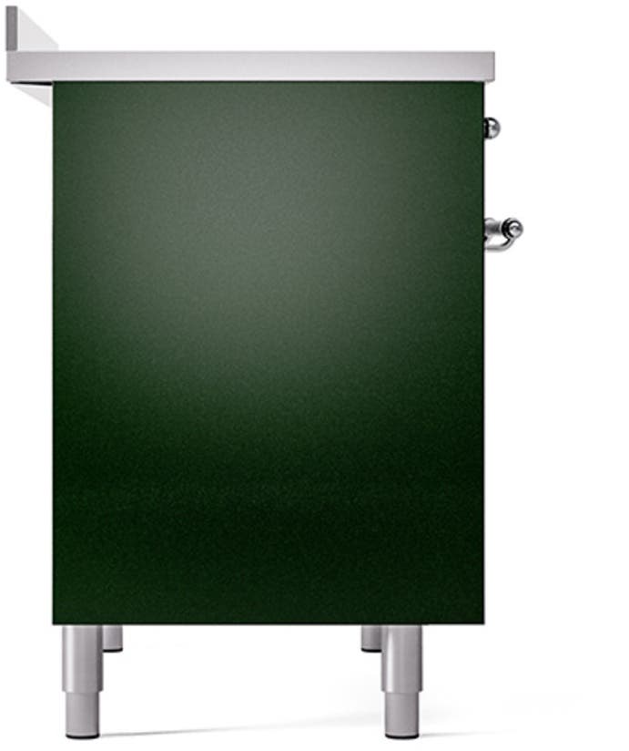 Ilve UNDI406QNMPBUG Emerald Green With Brass Knobs