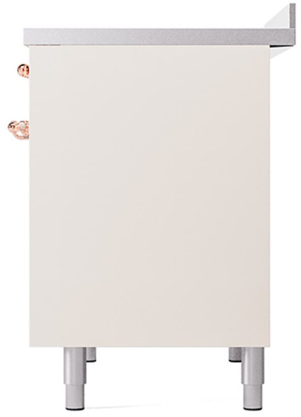 Ilve UNDI406QNMPAWP Antique White With Copper Knobs