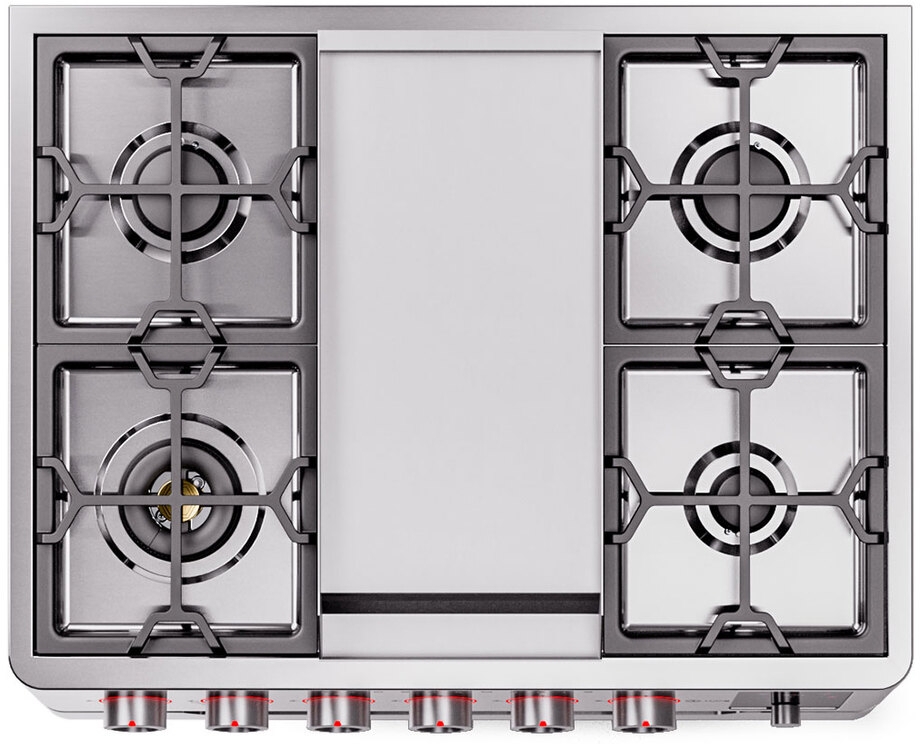 Ilve UPM09FDS3SSLP Stainless Steel With Satin Trim