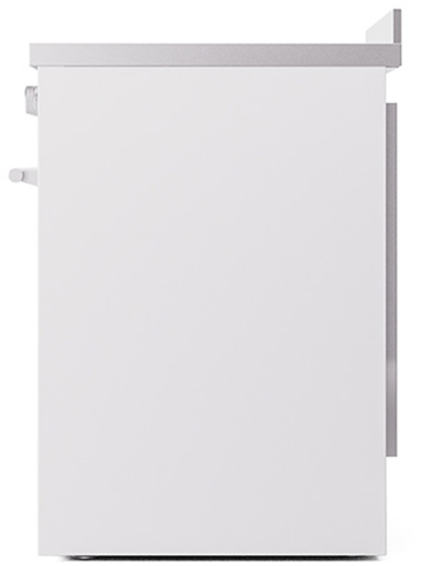 Ilve UPI304QMPWH White With Stainless Steel Trim