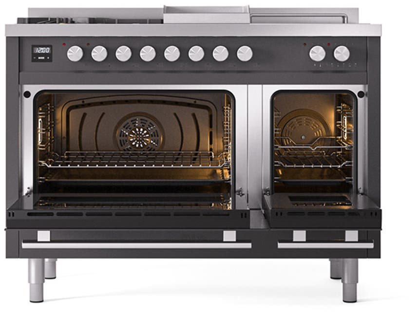 Ilve UP48FSQMPMG Graphite Matte With Satin Trim