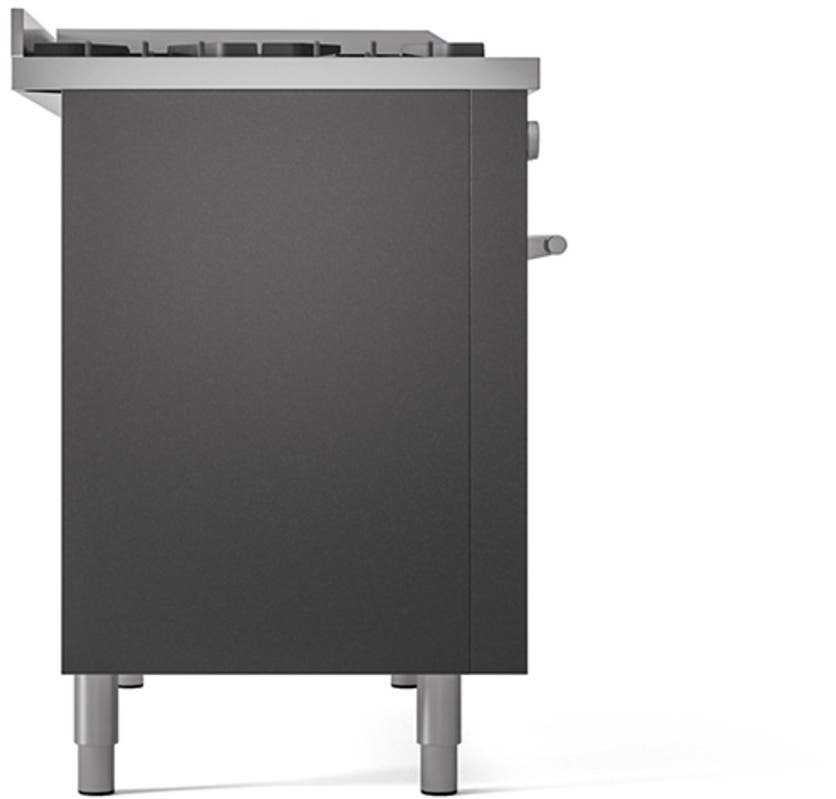 Ilve UP48FSQMPMGLP Graphite Matte With Satin Trim, Lp