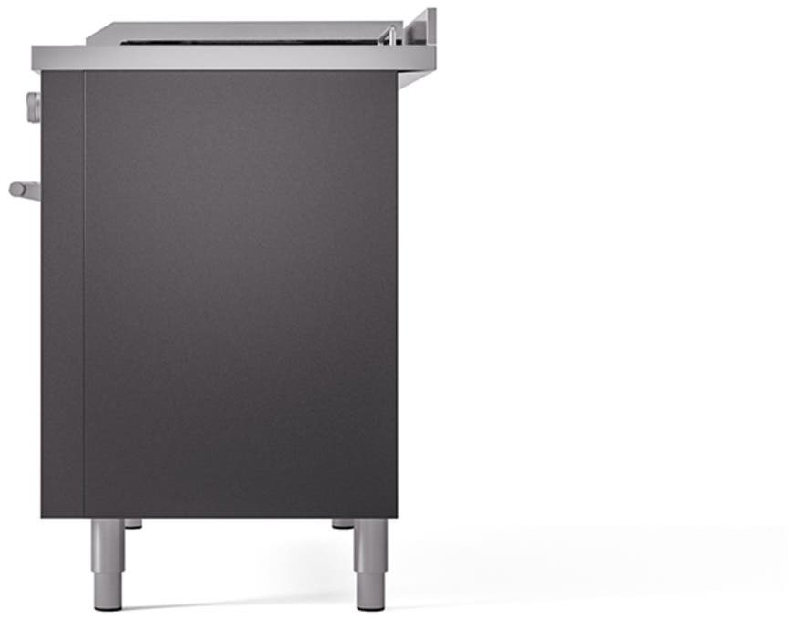 Ilve UP48FSQMPMGLP Graphite Matte With Satin Trim, Lp