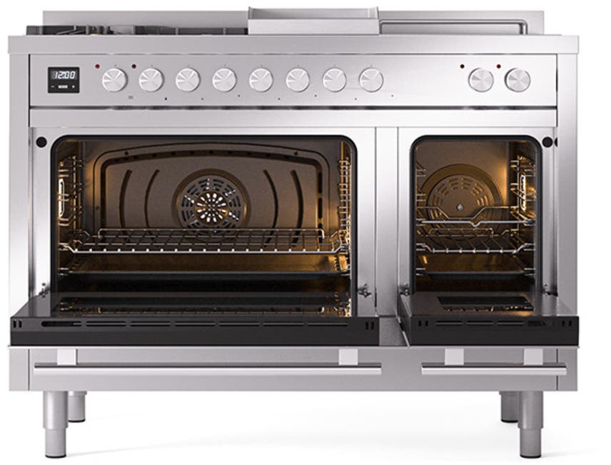 Ilve UP48FSQMPSS Stainless Steel With Satin Trim