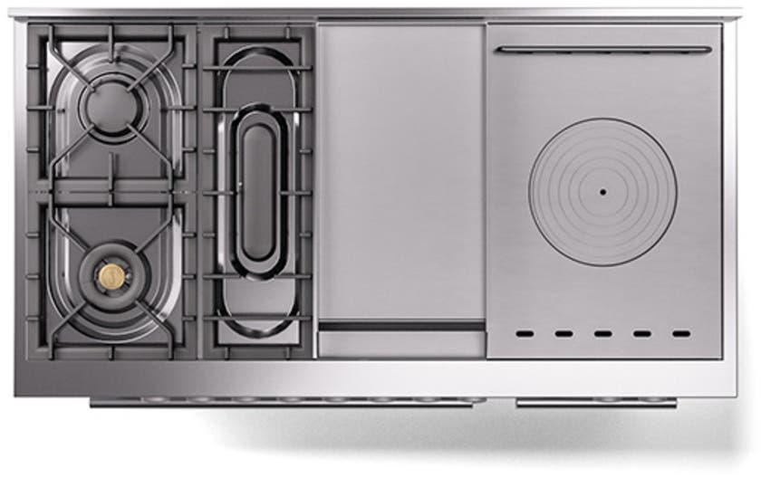 Ilve UP48FSQMPWHLP White With Satin Trim, Lp