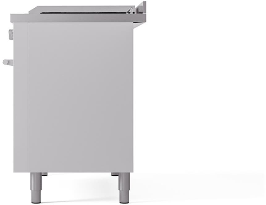 Ilve UP48FSQMPWHLP White With Satin Trim, Lp