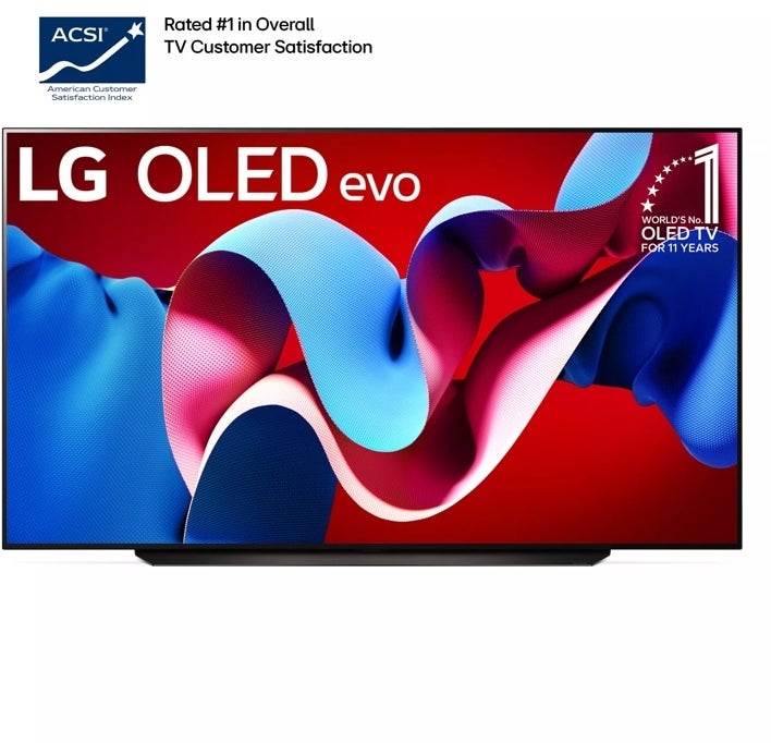 LG Electronics OLED83C4PUA 4K UHD 120 Hz Smart OLED EVO C4 Series TV with web...