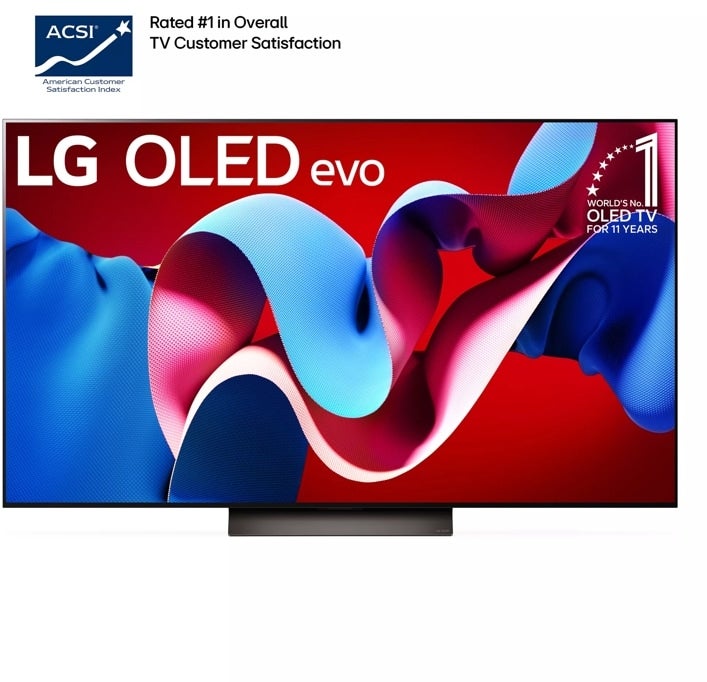 LG Electronics OLED77C4PUA 4K UHD 120 Hz Smart OLED EVO C4 Series TV with web...