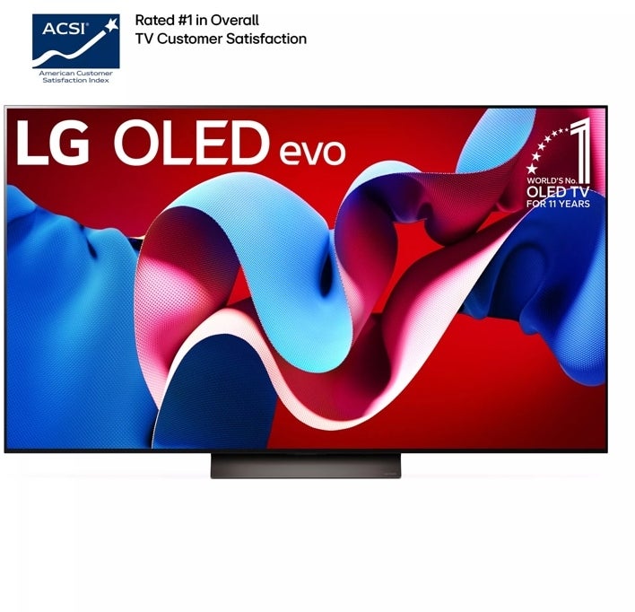 LG Electronics OLED65C4PUA 4K UHD 120 Hz Smart OLED EVO C4 Series TV with web...