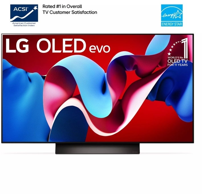 LG Electronics OLED48C4PUA 4K UHD 120 Hz Smart OLED EVO C4 Series TV with web...