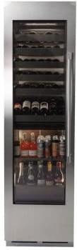 Perlick CR24C24LL 24 Inch Column Beverage, Dual Zone, Glass Overlay ...