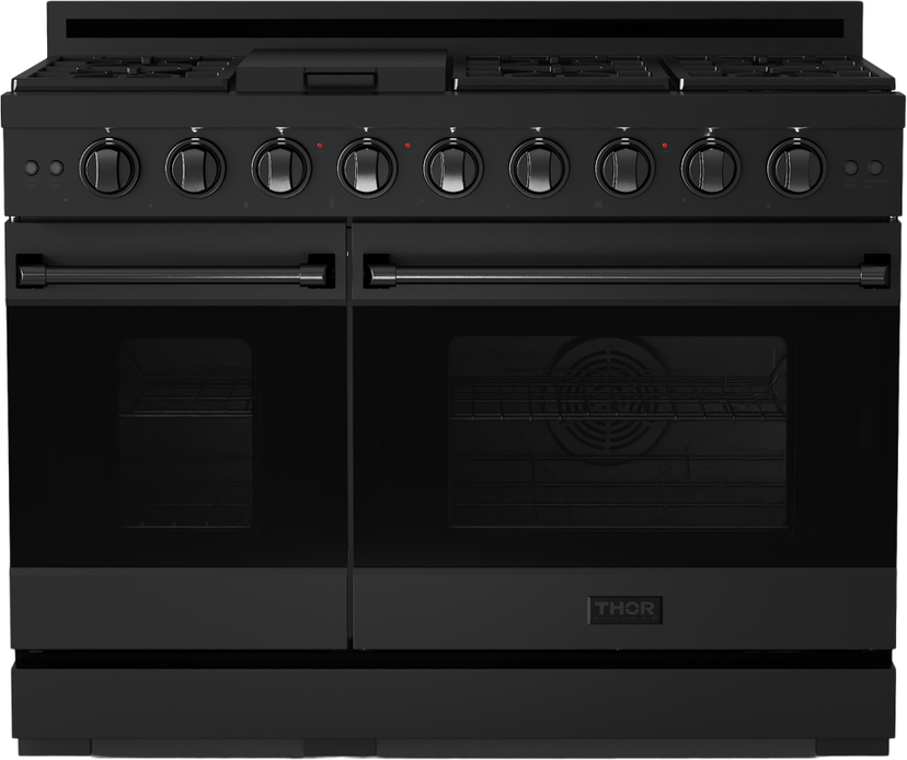 Thor RSG48EB Gordan Ramsay 48 Inch Pro Style Gas Range in Stain...