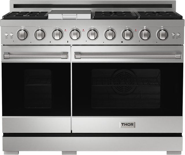 Thor RSG48ELP Gordan Ramsay 48 Inch Pro Style Gas Range in Stain...