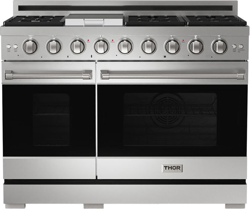 Thor RSG48ELP Gordan Ramsay 48 Inch Pro Style Gas Range in Stain...