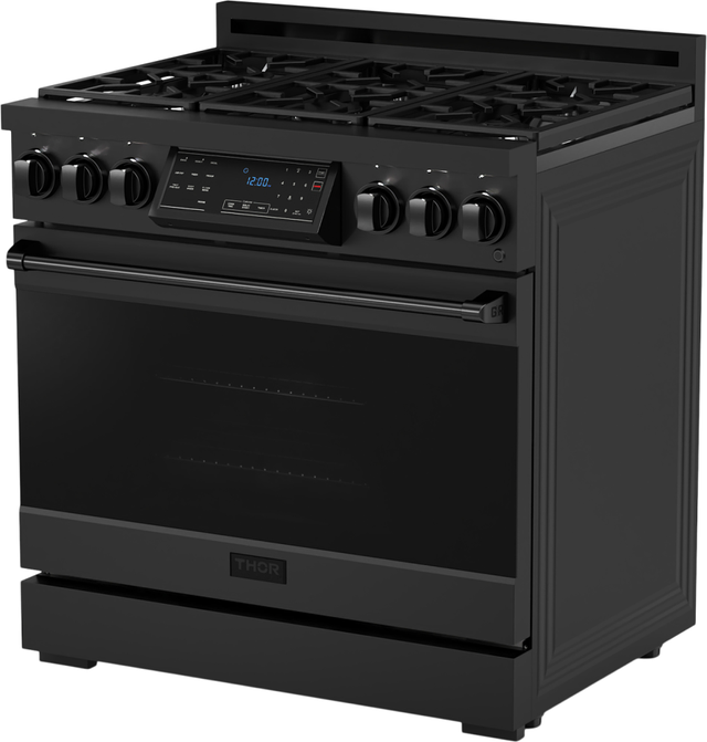 Thor RSG36BLP Gordan Ramsay 36 Inch Pro Style Gas Range in Stain...