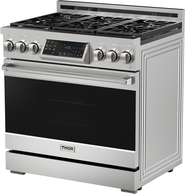 Thor RSG36LP Gordan Ramsay 36 Inch Pro Style Gas Range in Stain...