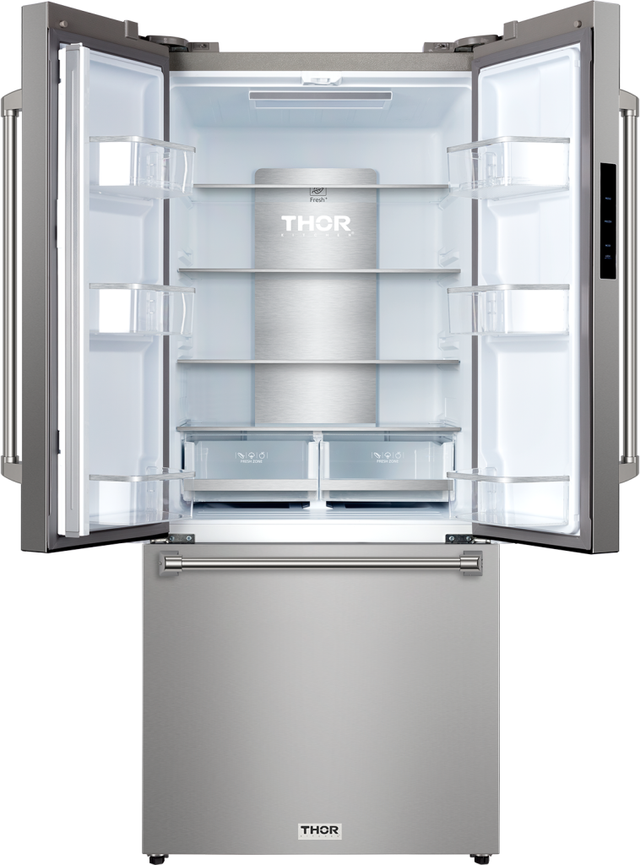 Thor RF3017FFD99 30 Inch 17.7 Cu Ft French Door Counter Depth Refri...