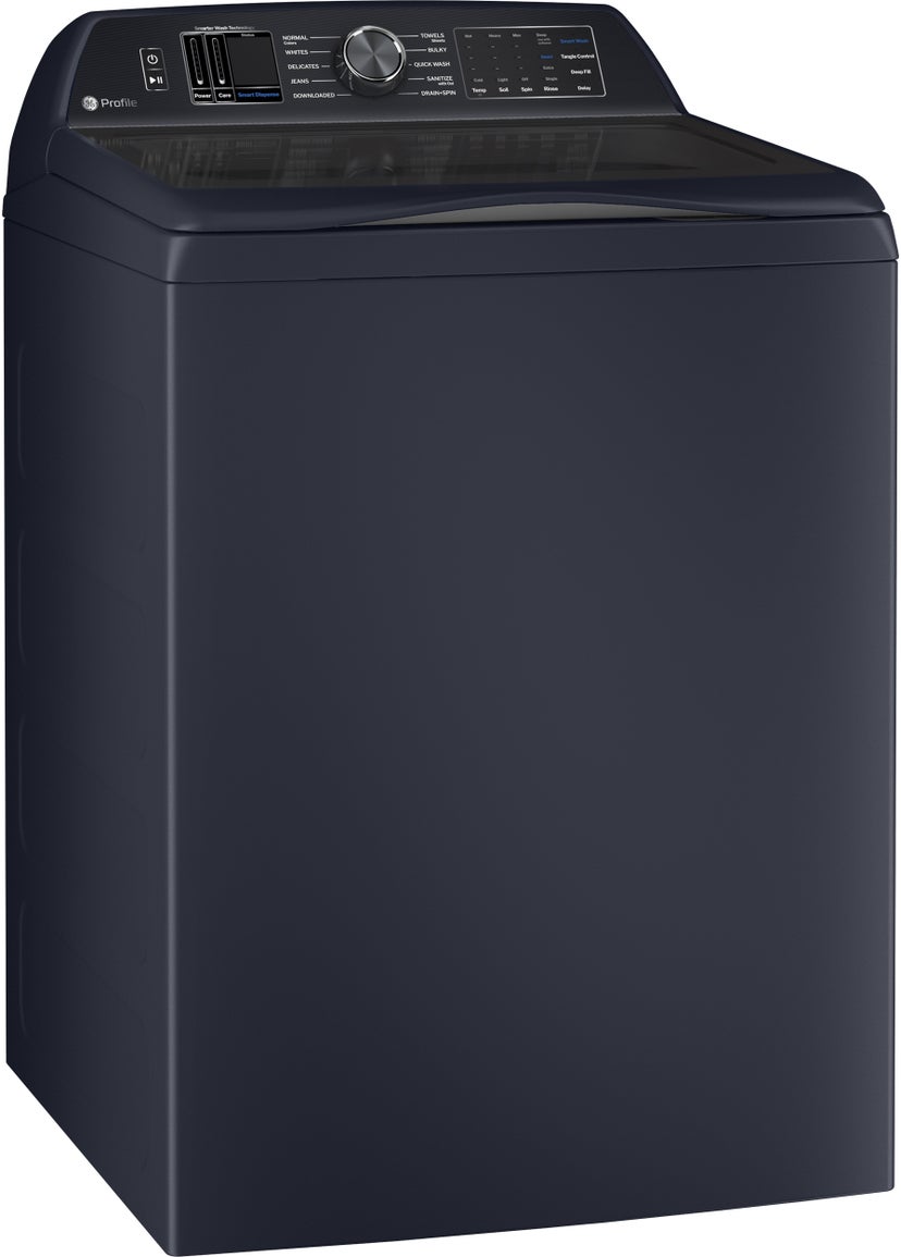 GE PTW800BPWRS 28 Inch Top Load Washer With 5.4 Cu. Ft., Infusor,...