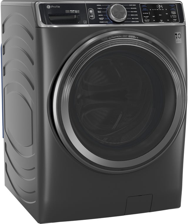 GE PFW955SPWDS 28 Inch Smart Front Load Washer With 5.50 Cu Ft Ca...