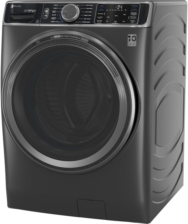 GE PFW955SPWDS 28 Inch Smart Front Load Washer With 5.50 Cu Ft Ca...