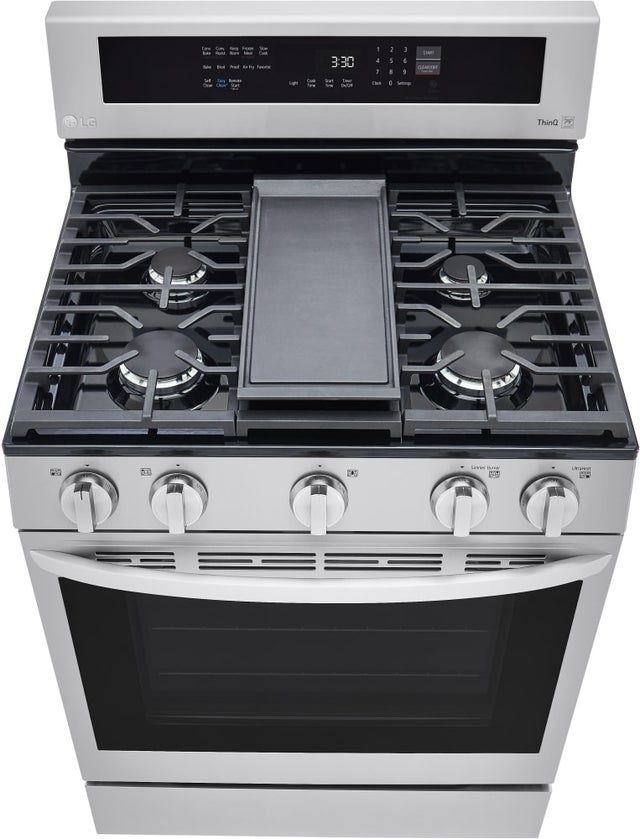 LG LRGL5825F 30 Inch Freestanding Gas Smart Range with 5 Sealed...