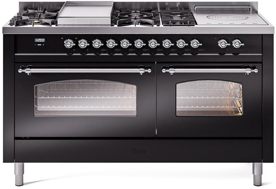 Ilve UP60FSNMPBKC Black Chrome