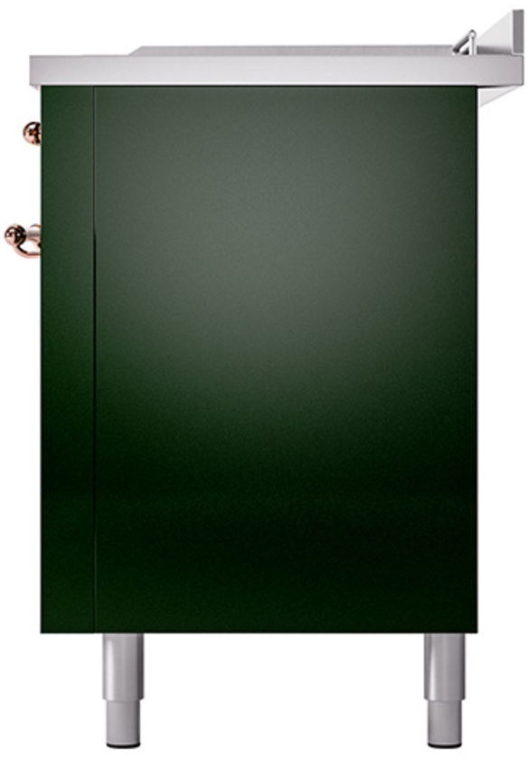 Ilve UN60FSQNMPEGP Emerald Green With Copper Knobs, Natural Gas