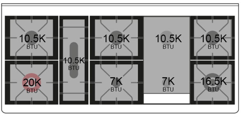 Ilve UM15FDQNS3BKB 60" Dual Fuel Range w/ 9 Sealed Burners, Double Ov...