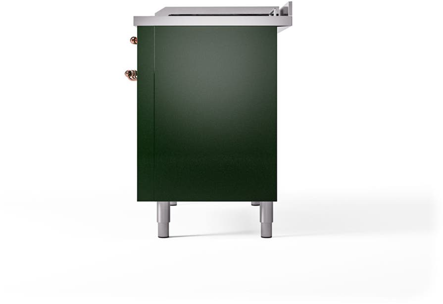 Ilve UN48FQNMPEGPLP Emerald Green With Copper Knobs, Liquid Propane