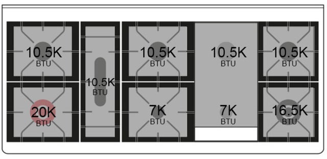 Ilve UM15FDQNS3BGBLP 60" Dual Fuel Range w/ 9 Sealed Burners, Double Ov...