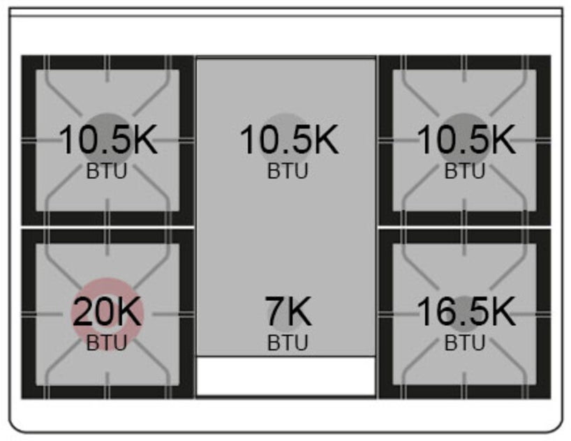 Ilve UM09FDNS3BKC 36" Dual Fuel Freestanding Range w/ 6 Sealed Burne...