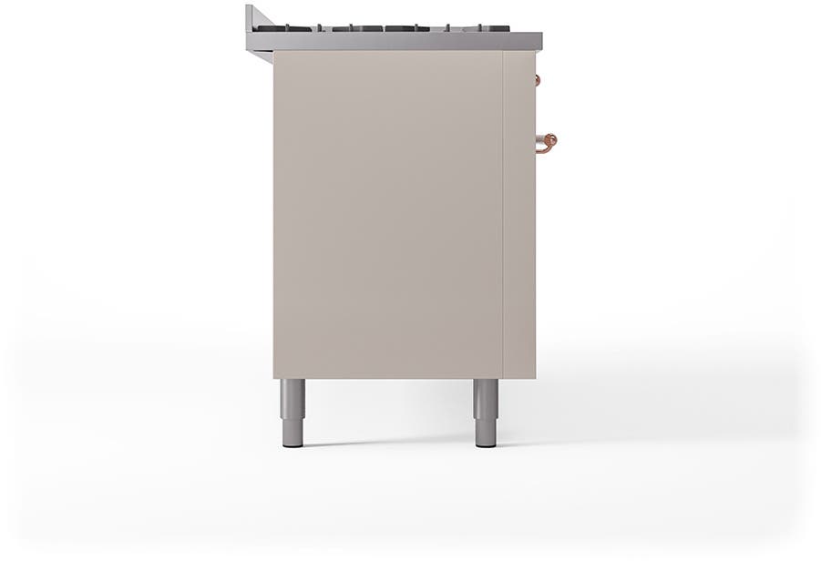 Ilve UP60FQNMPAWPLP Antique White With Copper Trim, Lp