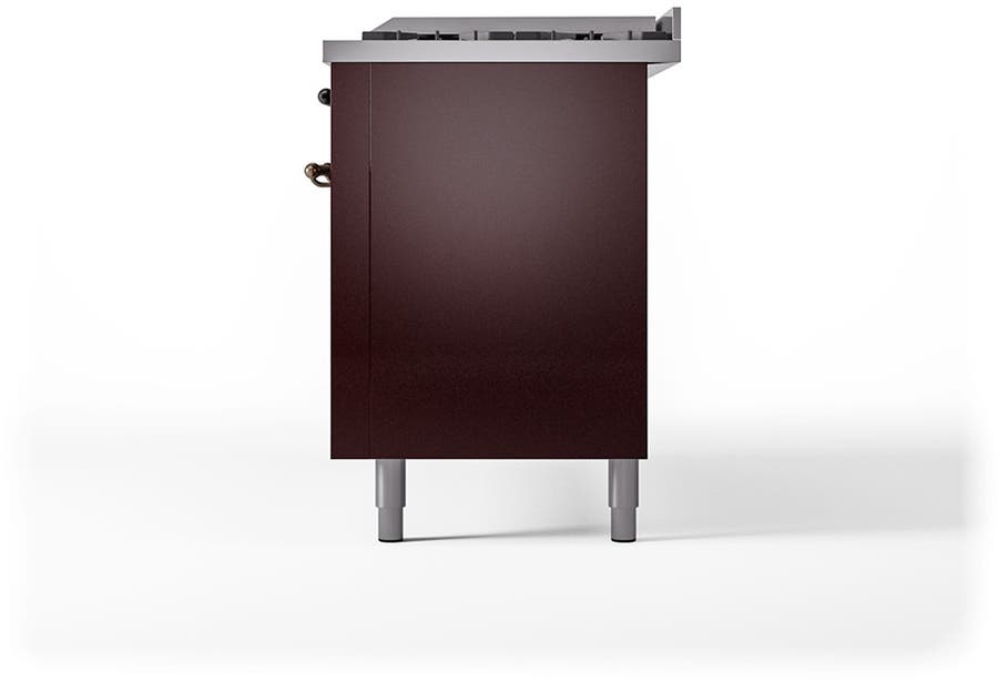 Ilve UP60FQNMPBUB Burgundy With Bronze Trim