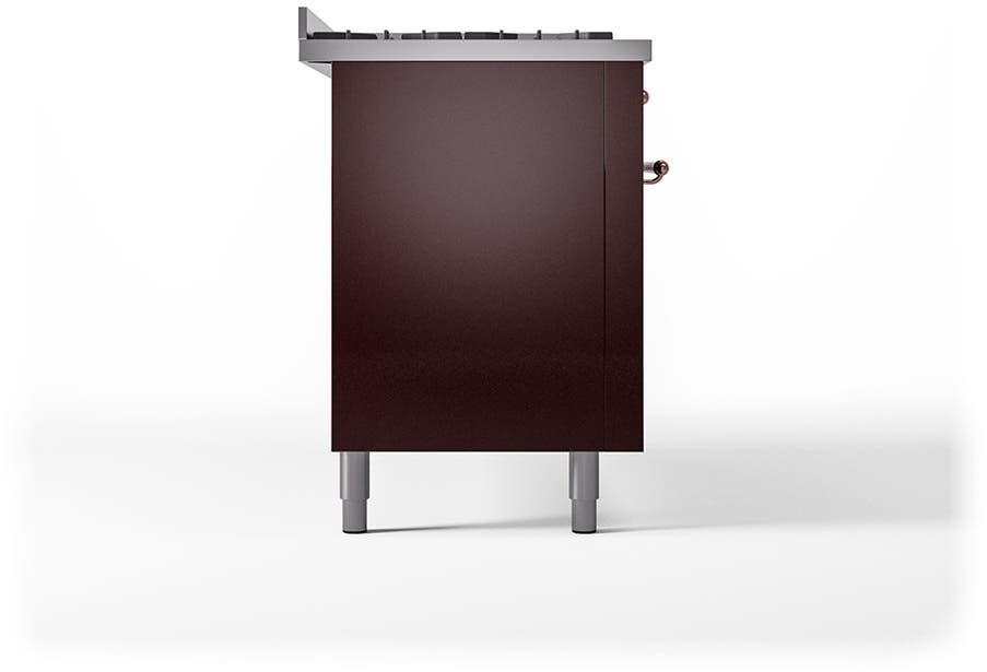 Ilve UP60FQNMPBUPLP Burgundy With Copper Trim, Lp