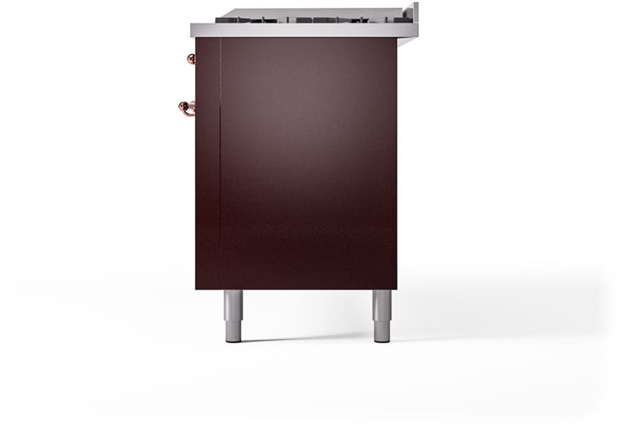 Ilve UP60FQNMPBUPLP Burgundy With Copper Trim, Lp