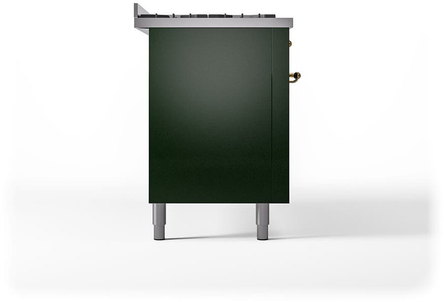 Ilve UP60FQNMPEGG Emerald Green With Brass Trim