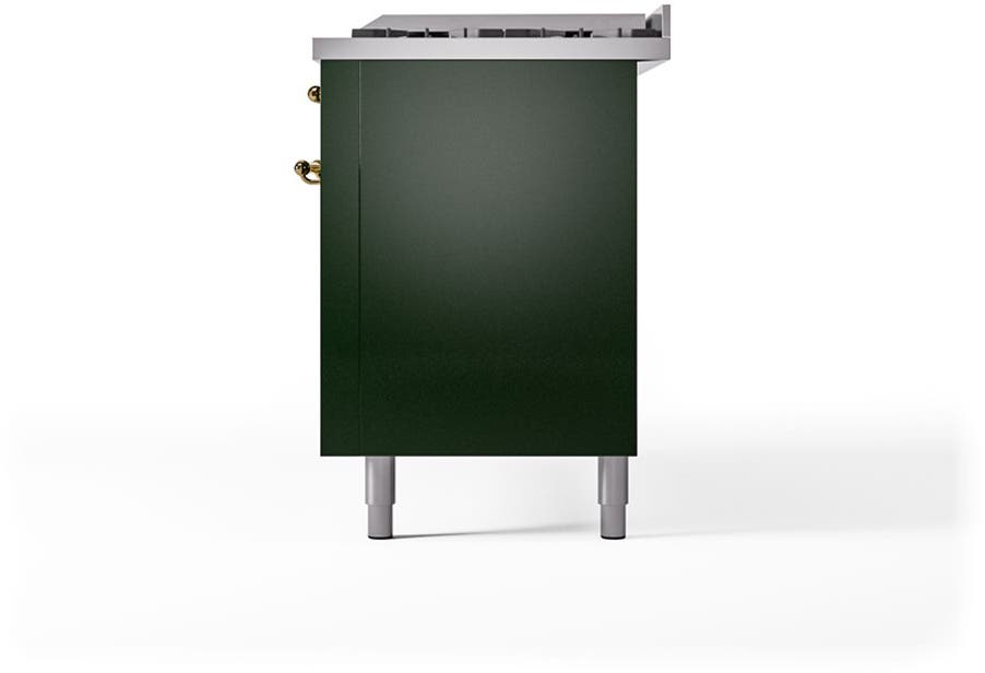 Ilve UP60FQNMPEGG Emerald Green With Brass Trim