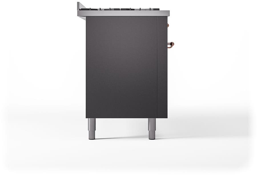 Ilve UP60FQNMPMGPLP Graphite Matte With Copper Trim, Lp