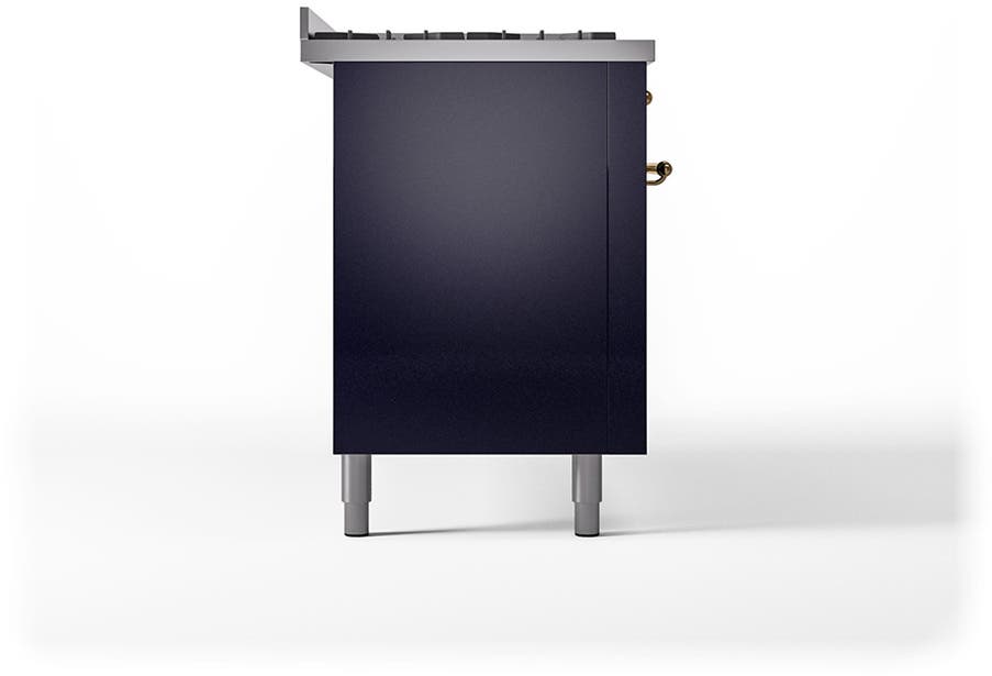 Ilve UP60FQNMPMBG Midnight Blue With Brass Trim