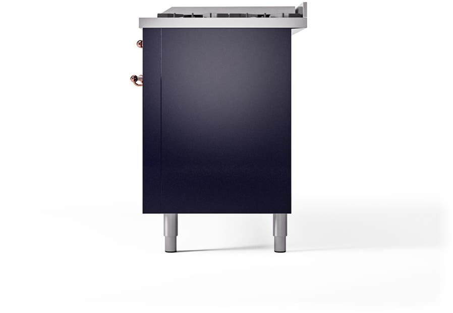 Ilve UP60FQNMPMBPLP Midnight Blue With Copper Trim, Lp